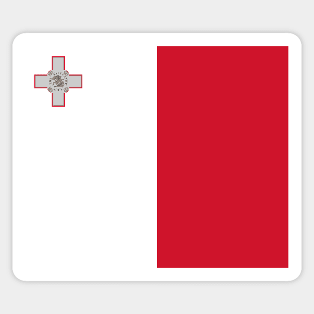 Malta flag Sticker by flag for all